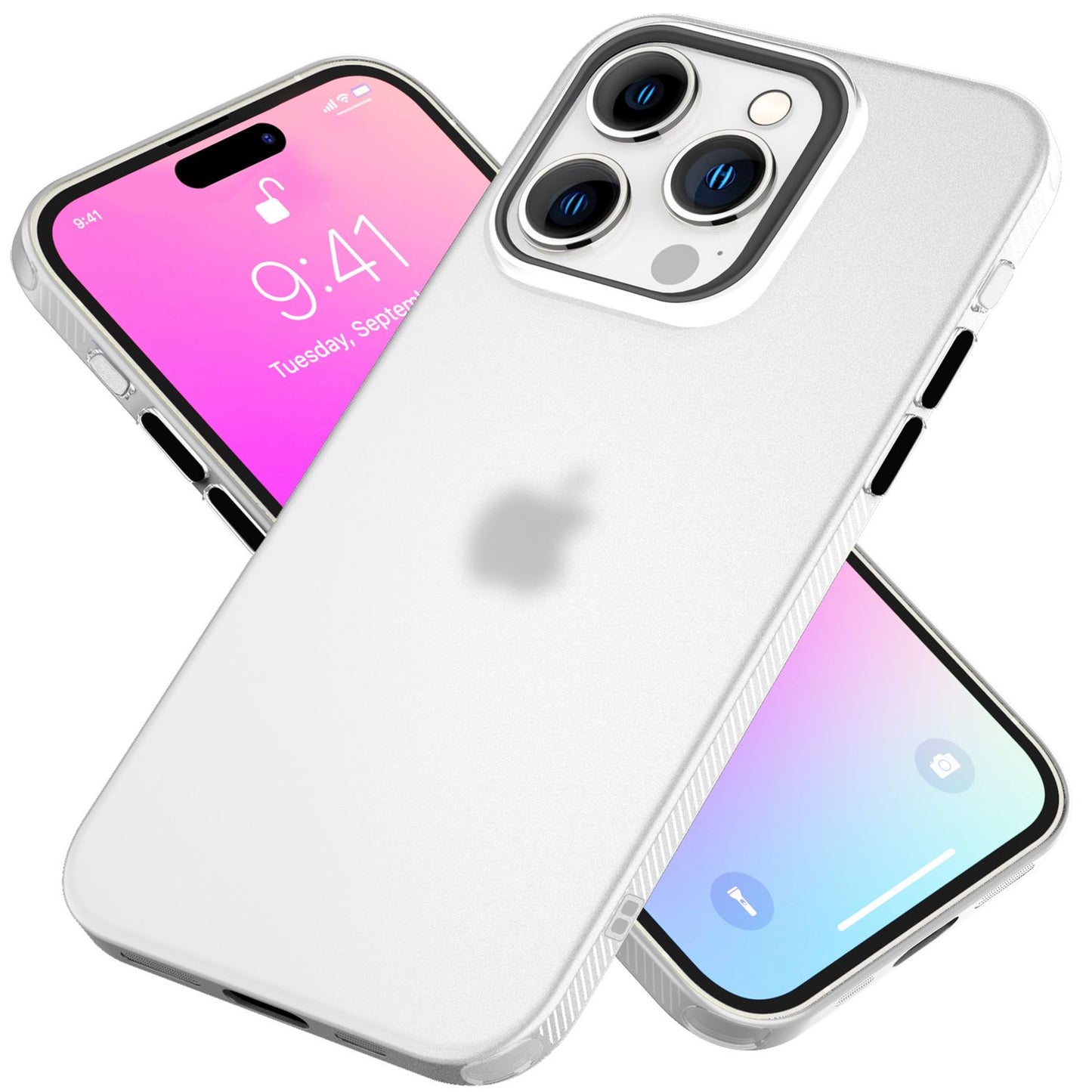 NALIA Silikonhülle für iPhone 16 Pro Max – Matt & Griffig Soft-Touch – ASTRON (Flexibles TPU Case & Stoßfest) – Marke aus Berlin