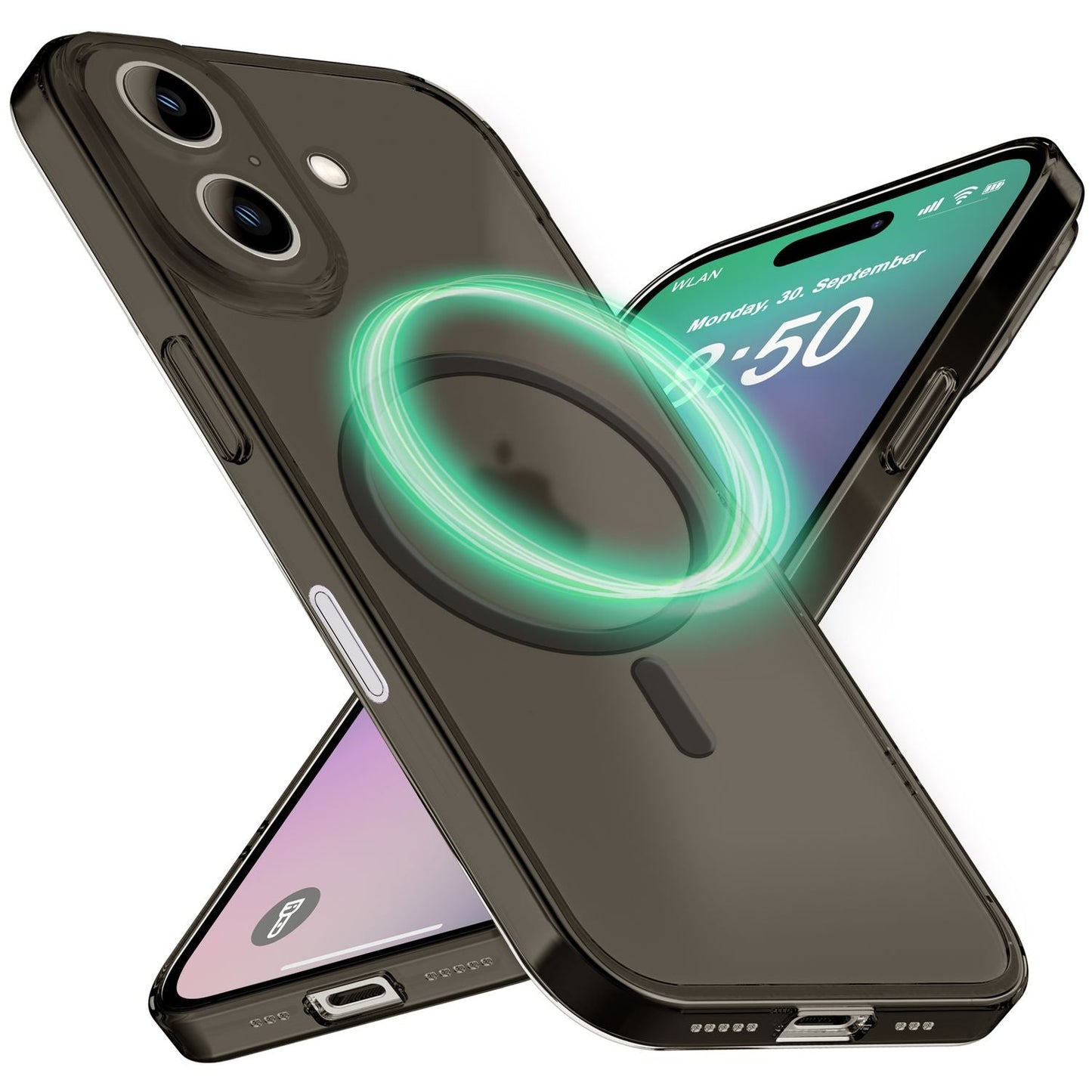 NALIA Ultra-Slim Hardcase für iPhone 16 – MagSafe kompatibel & 0.3mm Dünn – THINIX (Mattes & Schlankes Case) – Marke aus Berlin