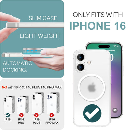 NALIA Ultra-Slim Hardcase für iPhone 16 – MagSafe kompatibel & 0.3mm Dünn – THINIX (Mattes & Schlankes Case) – Marke aus Berlin