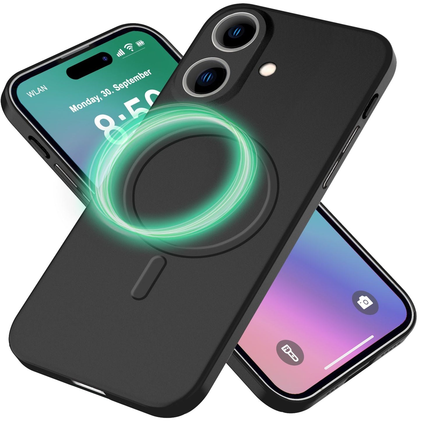NALIA Ultra-Slim Hardcase für iPhone 16 Plus – MagSafe kompatibel & 0.3mm Dünn – THINIX (Mattes & Schlankes Case) – Marke aus Berlin