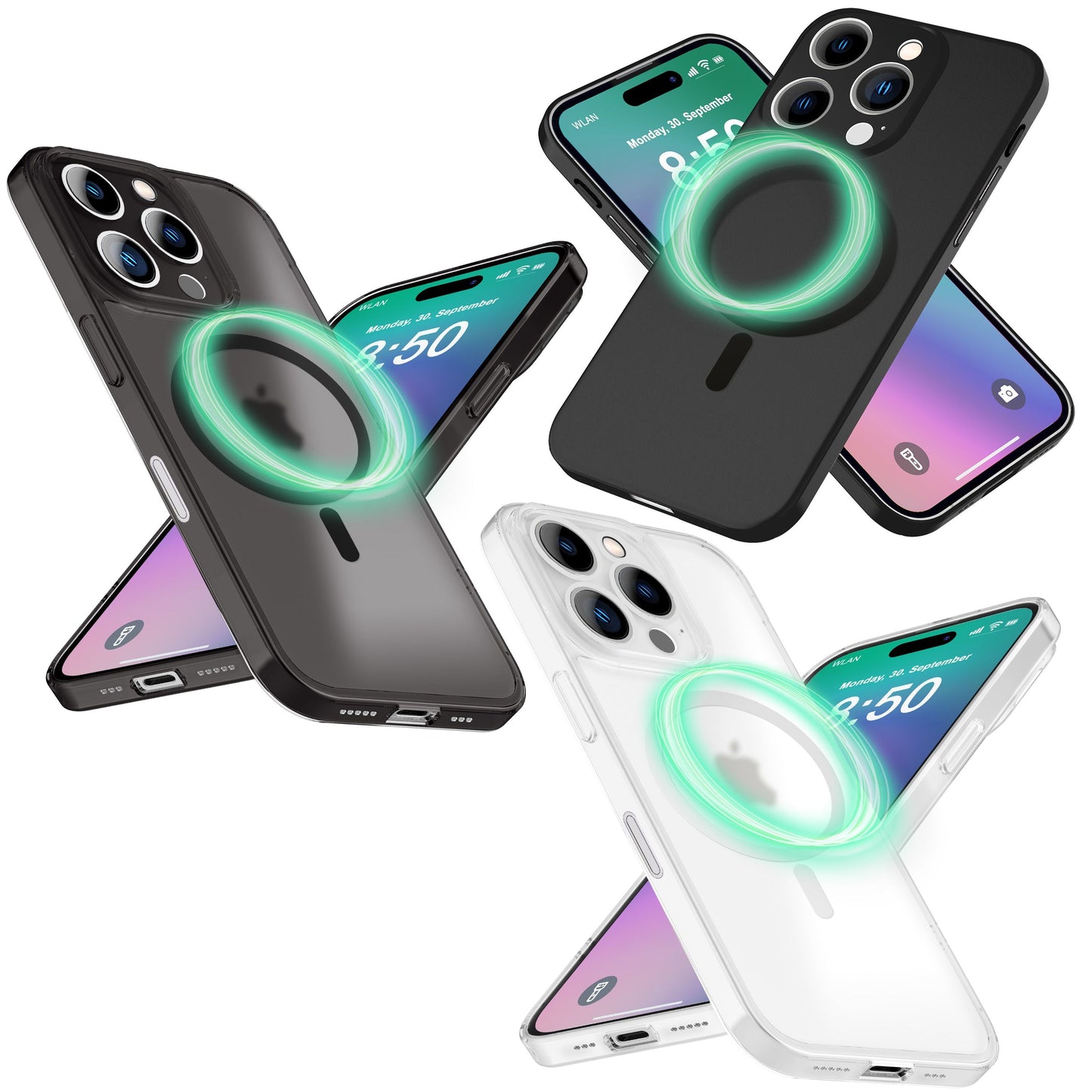 NALIA Ultra-Slim Hardcase für iPhone 16 Pro – MagSafe kompatibel & 0.3mm Dünn – THINIX (Mattes & Schlankes Case) – Marke aus Berlin