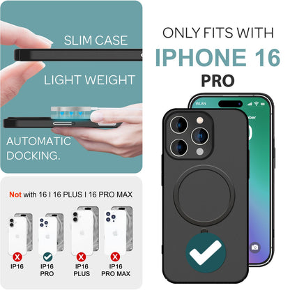 NALIA Ultra-Slim Hardcase für iPhone 16 Pro – MagSafe kompatibel & 0.3mm Dünn – THINIX (Mattes & Schlankes Case) – Marke aus Berlin