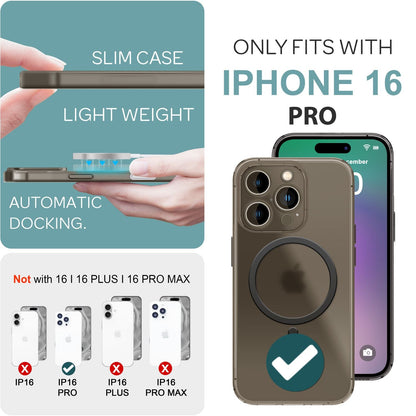 NALIA Ultra-Slim Hardcase für iPhone 16 Pro – MagSafe kompatibel & 0.3mm Dünn – THINIX (Mattes & Schlankes Case) – Marke aus Berlin