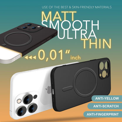NALIA Ultra-Slim Hardcase für iPhone 16 Pro Max – MagSafe kompatibel & 0.3mm Dünn – THINIX (Mattes & Schlankes Case) – Marke aus Berlin