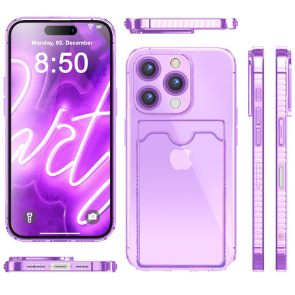 NALIA Neon Silikonhülle für iPhone 16 Pro – Kartenfach & Knallige Signal-Farbe – CARDPOP (Anti-Shock Handyhülle) – Marke aus Berlin
