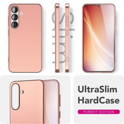 NALIA Ultra Slim Hardcase für Samsung Galaxy S25 – Anti-Fingerabdruck & 0.5mm Dünn – PUREFIT (Matt & Leicht) – Marke aus Berlin