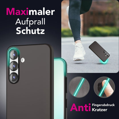 NALIA Ultra Slim Hardcase für Samsung Galaxy S25 Plus – Anti-Fingerabdruck & 0.5mm Dünn – PUREFIT (Matt & Leicht) – Marke aus Berlin