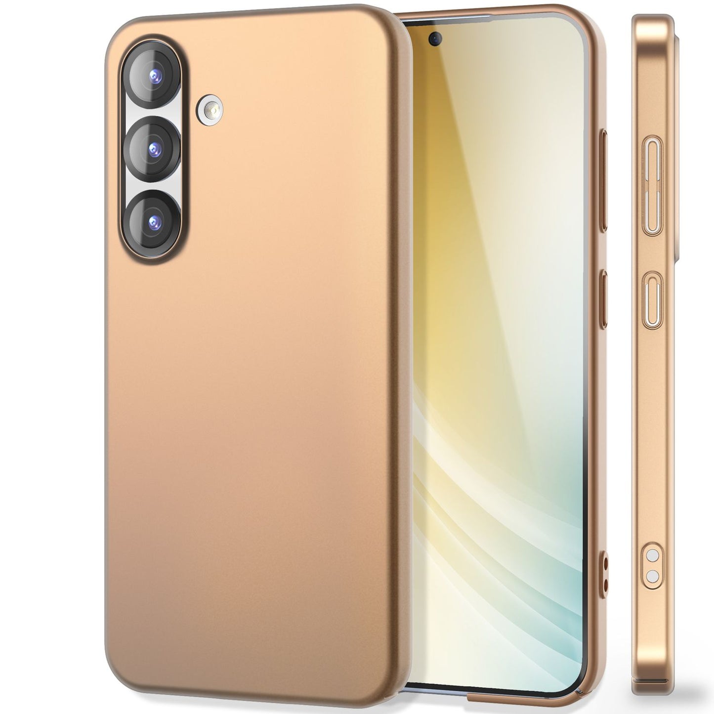 NALIA Ultra Slim Hardcase für Samsung Galaxy S25 Plus – Anti-Fingerabdruck & 0.5mm Dünn – PUREFIT (Matt & Leicht) – Marke aus Berlin