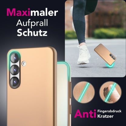 NALIA Ultra Slim Hardcase für Samsung Galaxy S25 Plus – Anti-Fingerabdruck & 0.5mm Dünn – PUREFIT (Matt & Leicht) – Marke aus Berlin