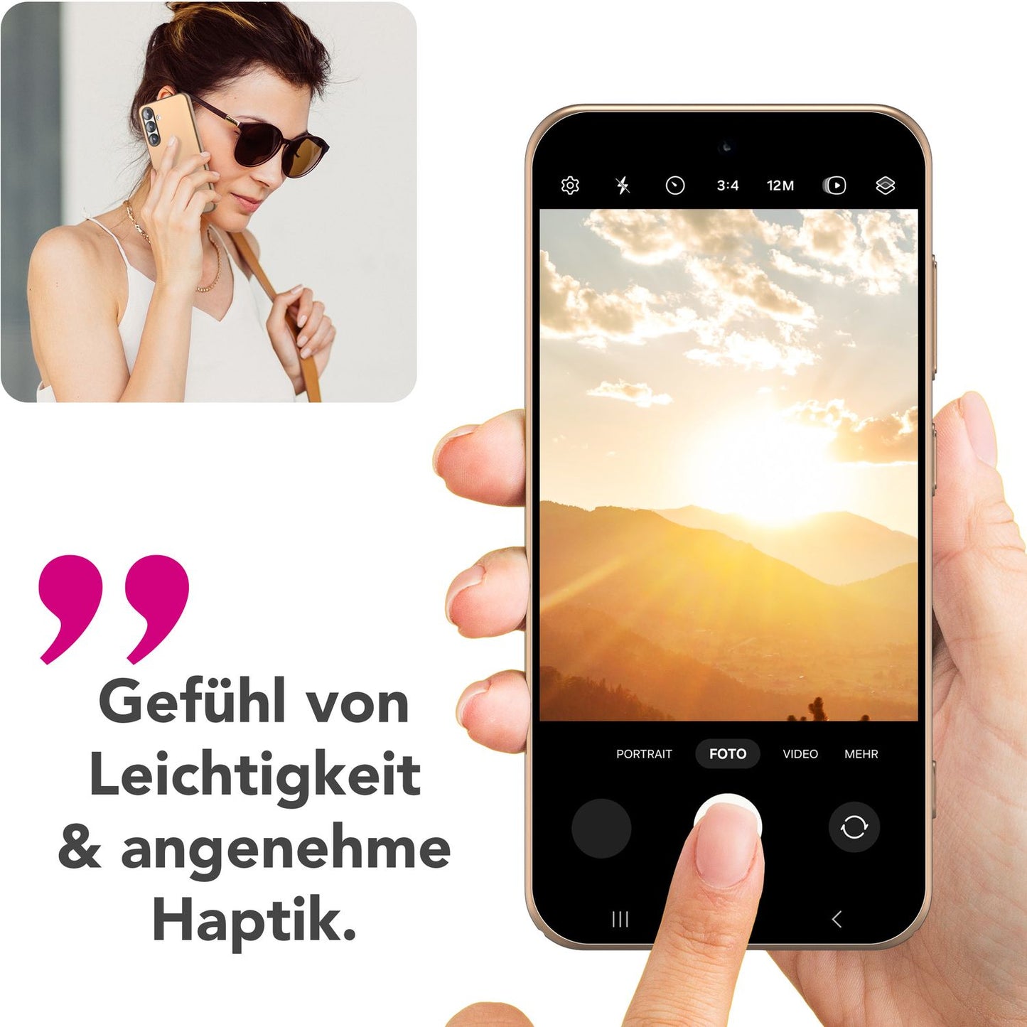 NALIA Ultra Slim Hardcase für Samsung Galaxy S25 Plus – Anti-Fingerabdruck & 0.5mm Dünn – PUREFIT (Matt & Leicht) – Marke aus Berlin