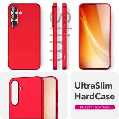 NALIA Ultra Slim Hardcase für Samsung Galaxy S25 Plus – Anti-Fingerabdruck & 0.5mm Dünn – PUREFIT (Matt & Leicht) – Marke aus Berlin