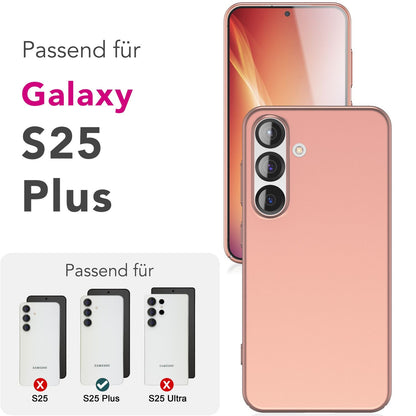 NALIA Ultra Slim Hardcase für Samsung Galaxy S25 Plus – Anti-Fingerabdruck & 0.5mm Dünn – PUREFIT (Matt & Leicht) – Marke aus Berlin