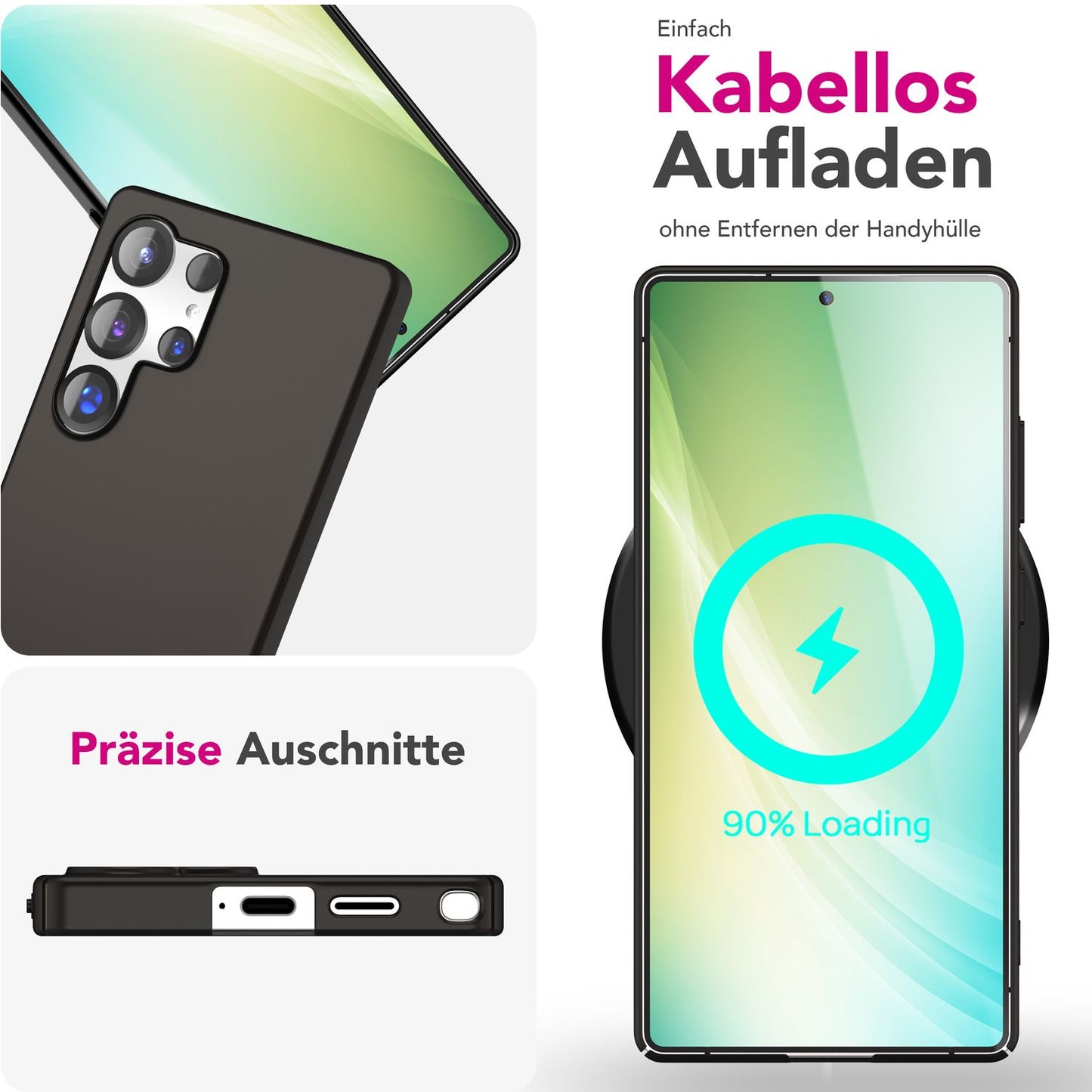 NALIA Ultra Slim Hardcase für Samsung Galaxy S25 Ultra – Anti-Fingerabdruck & 0.5mm Dünn – PUREFIT (Matt & Leicht) – Marke aus Berlin