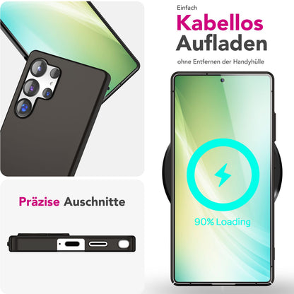 NALIA Ultra Slim Hardcase für Samsung Galaxy S25 Ultra – Anti-Fingerabdruck & 0.5mm Dünn – PUREFIT (Matt & Leicht) – Marke aus Berlin