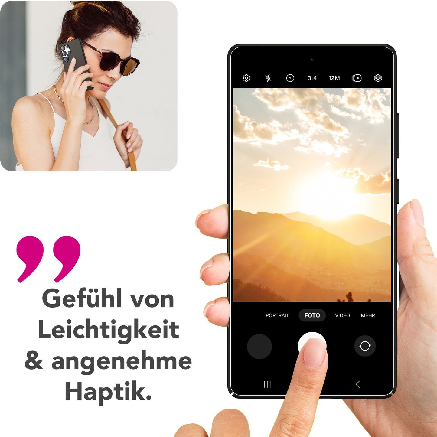 NALIA Ultra Slim Hardcase für Samsung Galaxy S25 Ultra – Anti-Fingerabdruck & 0.5mm Dünn – PUREFIT (Matt & Leicht) – Marke aus Berlin