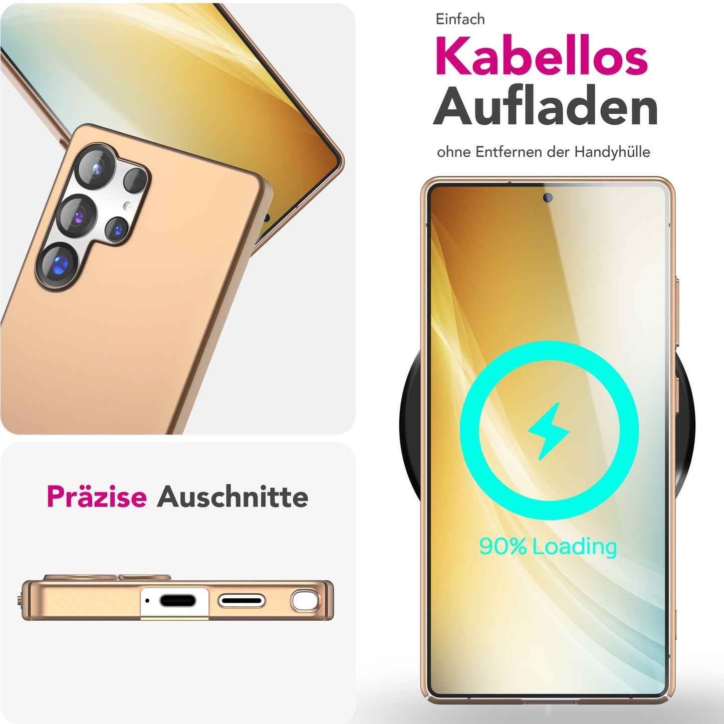 NALIA Ultra Slim Hardcase für Samsung Galaxy S25 Ultra – Anti-Fingerabdruck & 0.5mm Dünn – PUREFIT (Matt & Leicht) – Marke aus Berlin