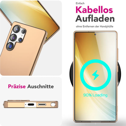NALIA Ultra Slim Hardcase für Samsung Galaxy S25 Ultra – Anti-Fingerabdruck & 0.5mm Dünn – PUREFIT (Matt & Leicht) – Marke aus Berlin