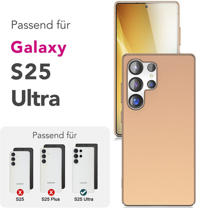 NALIA Ultra Slim Hardcase für Samsung Galaxy S25 Ultra – Anti-Fingerabdruck & 0.5mm Dünn – PUREFIT (Matt & Leicht) – Marke aus Berlin