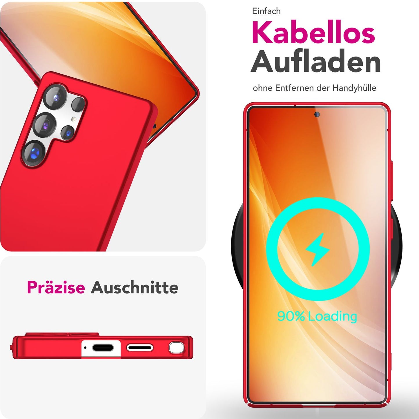 NALIA Ultra Slim Hardcase für Samsung Galaxy S25 Ultra – Anti-Fingerabdruck & 0.5mm Dünn – PUREFIT (Matt & Leicht) – Marke aus Berlin