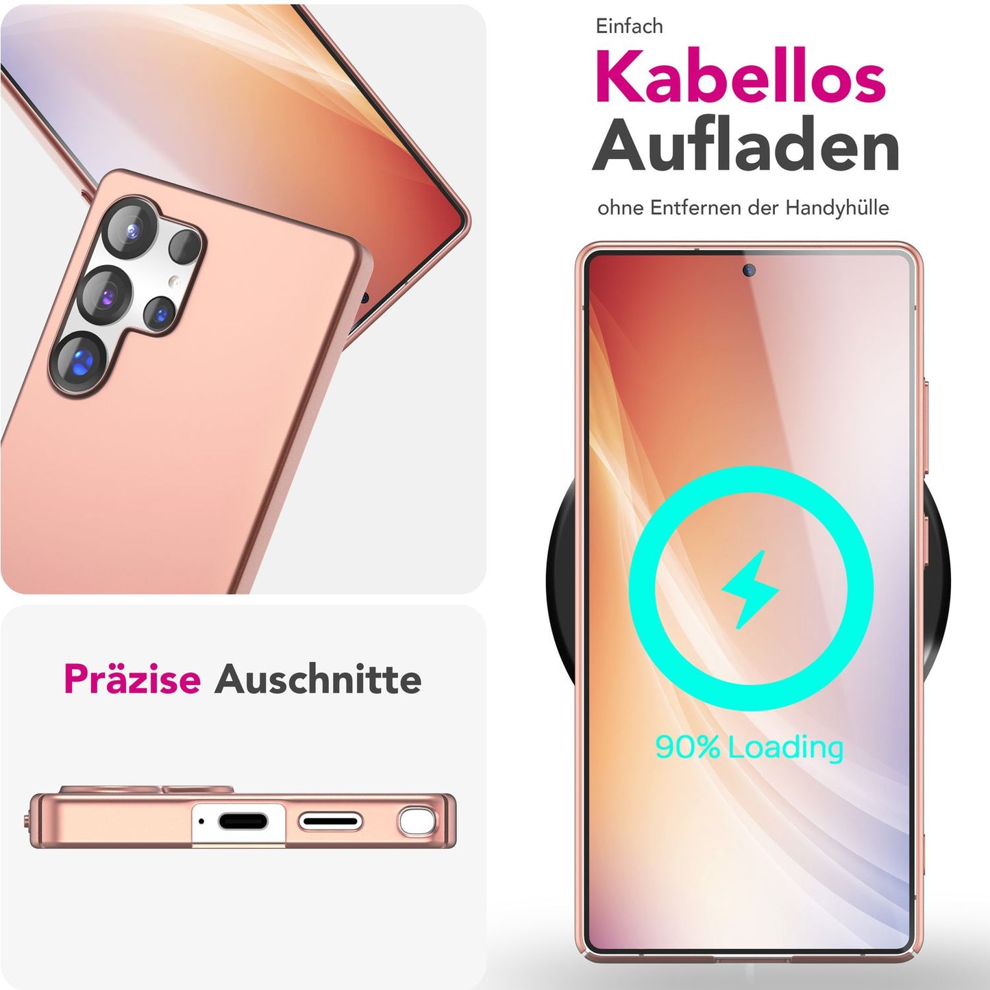 NALIA Ultra Slim Hardcase für Samsung Galaxy S25 Ultra – Anti-Fingerabdruck & 0.5mm Dünn – PUREFIT (Matt & Leicht) – Marke aus Berlin