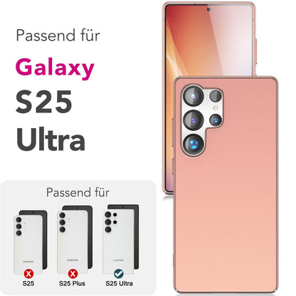 NALIA Ultra Slim Hardcase für Samsung Galaxy S25 Ultra – Anti-Fingerabdruck & 0.5mm Dünn – PUREFIT (Matt & Leicht) – Marke aus Berlin