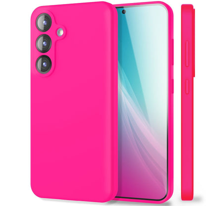 NALIA Silikonhülle für Samsung Galaxy S25 – Kameraschutz & Innenfutter – PHOENIX (Soft-Touch Case) – Marke aus Berlin