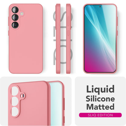 NALIA Silikonhülle für Samsung Galaxy S25 – Kameraschutz & Innenfutter – PHOENIX (Soft-Touch Case) – Marke aus Berlin