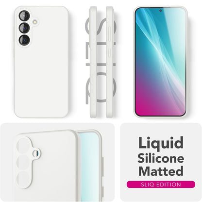 NALIA Silikonhülle für Samsung Galaxy S25 Plus – Kameraschutz & Innenfutter – PHOENIX (Soft-Touch Case) – Marke aus Berlin