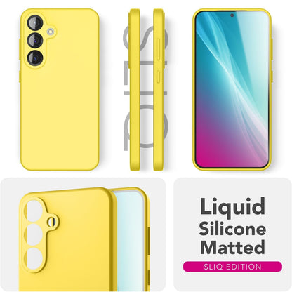 NALIA Silikonhülle für Samsung Galaxy S25 Plus – Kameraschutz & Innenfutter – PHOENIX (Soft-Touch Case) – Marke aus Berlin