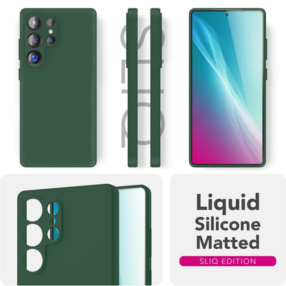 NALIA Silikonhülle für Samsung Galaxy S25 Ultra – Kameraschutz & Innenfutter – PHOENIX (Soft-Touch Case) – Marke aus Berlin