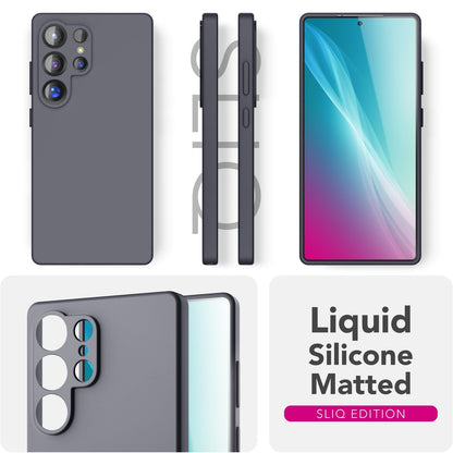NALIA Silikonhülle für Samsung Galaxy S25 Ultra – Kameraschutz & Innenfutter – PHOENIX (Soft-Touch Case) – Marke aus Berlin