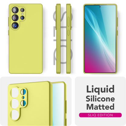 NALIA Silikonhülle für Samsung Galaxy S25 Ultra – Kameraschutz & Innenfutter – PHOENIX (Soft-Touch Case) – Marke aus Berlin