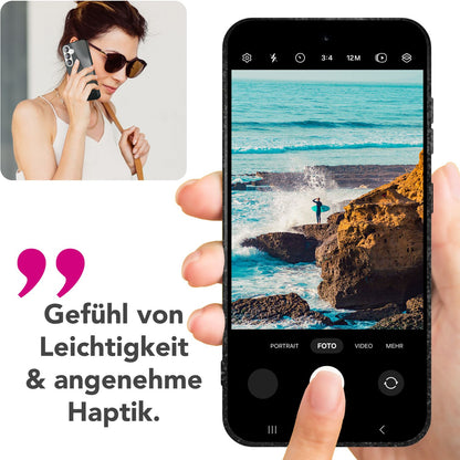NALIA Glitzerhülle für Samsung Galaxy S25 Plus – Funkelnder Glitzer-Look & Grip – SHINEPOP (Silikon Case) – Marke aus Berlin