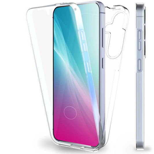 NALIA 360° Hülle für Samsung Galaxy S25 – Vorne & Hinten Schutz – 360GUARD (Full-Body Case) – Marke aus Berlin