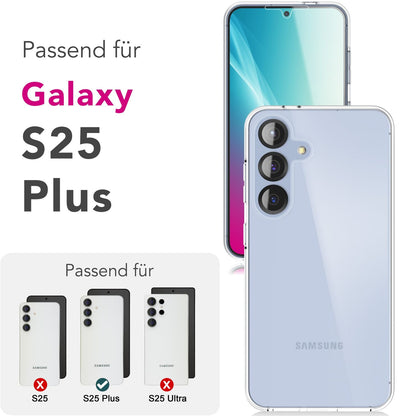 NALIA 360° Hülle für Samsung Galaxy S25 Plus – Vorne & Hinten Schutz – 360GUARD (Full-Body Case) – Marke aus Berlin