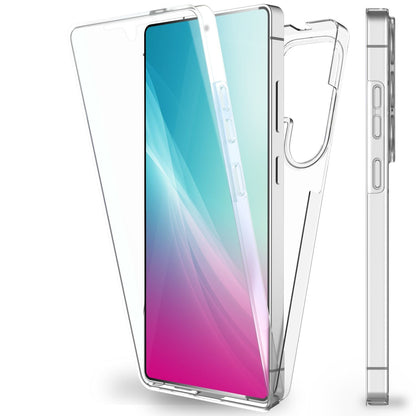 NALIA 360° Hülle für Samsung Galaxy S25 Ultra – Vorne & Hinten Schutz – 360GUARD (Full-Body Case) – Marke aus Berlin