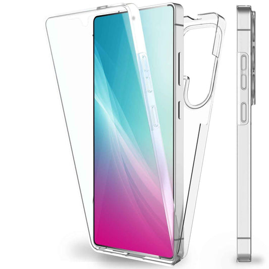 NALIA 360° Hülle für Samsung Galaxy S25 Ultra – Vorne & Hinten Schutz – 360GUARD (Full-Body Case) – Marke aus Berlin