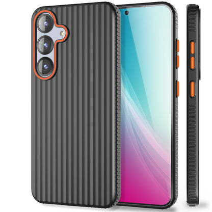 NALIA Matte Hardcase Hülle für Samsung Galaxy S25 – Anti-Fingerabdruck & Grip – NOVA (Strukturiertes Design) – Marke aus Berlin