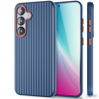 NALIA Matte Hardcase Hülle für Samsung Galaxy S25 – Anti-Fingerabdruck & Grip – NOVA (Strukturiertes Design) – Marke aus Berlin