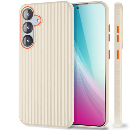 NALIA Matte Hardcase Hülle für Samsung Galaxy S25 – Anti-Fingerabdruck & Grip – NOVA (Strukturiertes Design) – Marke aus Berlin