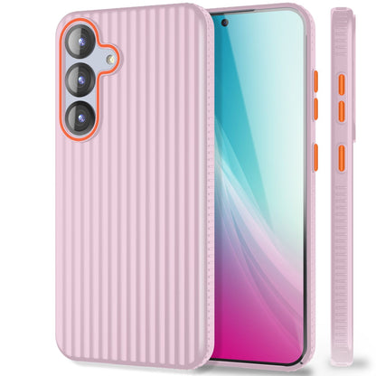 NALIA Matte Hardcase Hülle für Samsung Galaxy S25 – Anti-Fingerabdruck & Grip – NOVA (Strukturiertes Design) – Marke aus Berlin