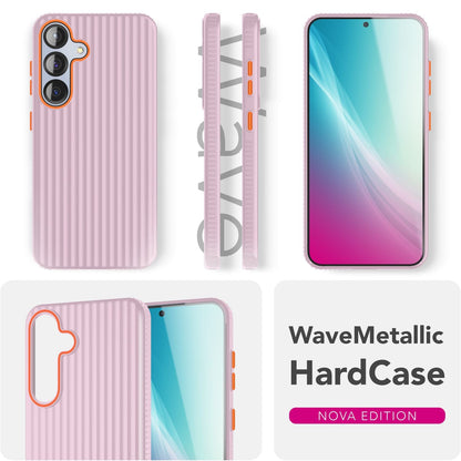 NALIA Matte Hardcase Hülle für Samsung Galaxy S25 – Anti-Fingerabdruck & Grip – NOVA (Strukturiertes Design) – Marke aus Berlin