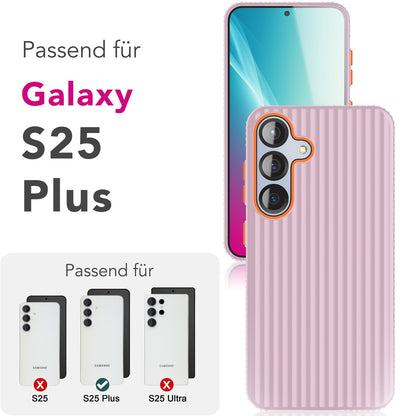 NALIA Matte Hardcase Hülle für Samsung Galaxy S25 – Anti-Fingerabdruck & Grip – NOVA (Strukturiertes Design) – Marke aus Berlin