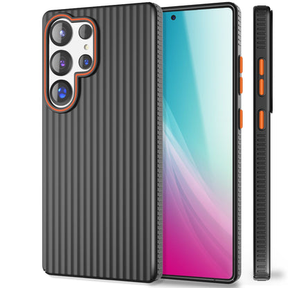 NALIA Matte Hardcase Hülle für Samsung Galaxy S25 Ultra – Anti-Fingerabdruck & Grip – NOVA (Strukturiertes Design) – Marke aus Berlin