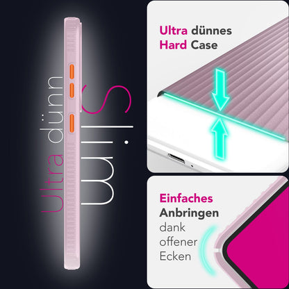 NALIA Matte Hardcase Hülle für Samsung Galaxy S25 Ultra – Anti-Fingerabdruck & Grip – NOVA (Strukturiertes Design) – Marke aus Berlin