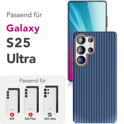 NALIA Matte Hardcase Hülle für Samsung Galaxy S25 Ultra – Anti-Fingerabdruck & Grip – NOVA (Strukturiertes Design) – Marke aus Berlin