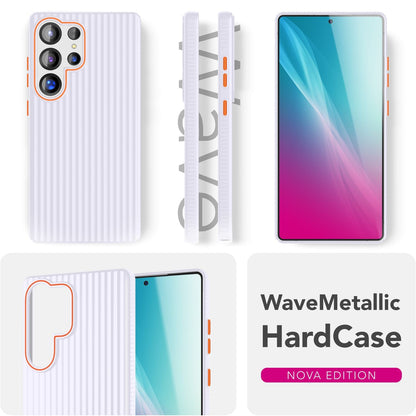 NALIA Matte Hardcase Hülle für Samsung Galaxy S25 Ultra – Anti-Fingerabdruck & Grip – NOVA (Strukturiertes Design) – Marke aus Berlin
