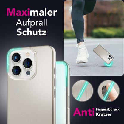 NALIA Magnet Hardcase für iPhone 16 Pro Max – Faltbarer Kamera-Stand – OVERLAND (Schutzhülle Matt & MagSafe Kompatibel) – Marke aus Berlin
