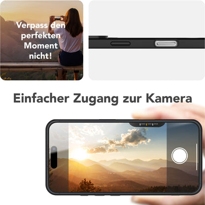 NALIA Magnet-Case für iPhone 16 Pro Max – Klappständer & Kameraschutz – TRITON (Matt-Transparent & Hybrid-Schutz) – Marke aus Berlin