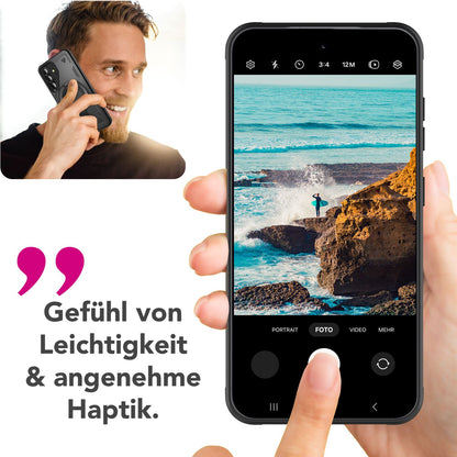 NALIA Magnetische Panzerhülle für Samsung Galaxy A56 – Ring-Halterung 360° & MagSafe kompatibel – STORMGUARD (Outdoor Case) – Marke aus Berlin